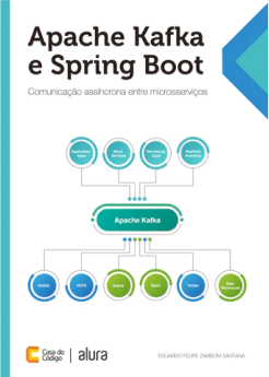 Livro sobre Apache Kafta e spring boot da Alura Books